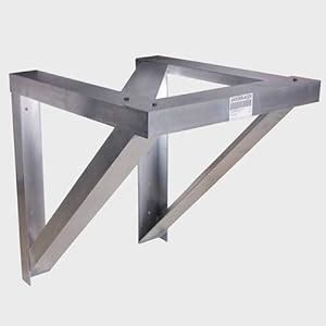 sheet metal bracket to hold condenser|condensing unit wall bracket.